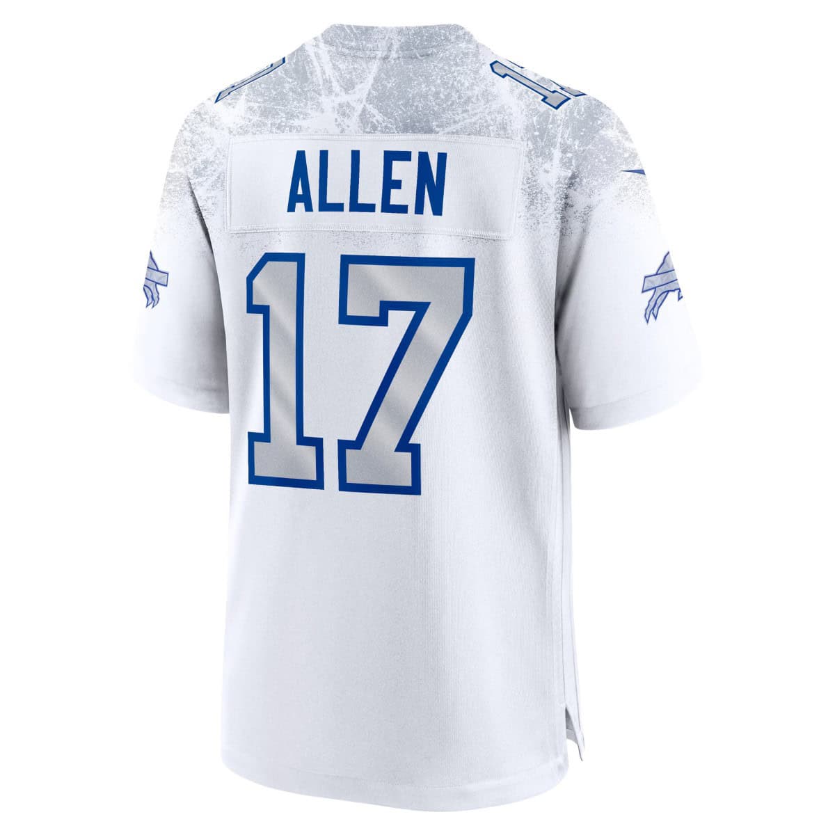 Josh Allen Buffalo Bills White 2025 Rivalries Collection Game Jersey - All Stitched - Image 3