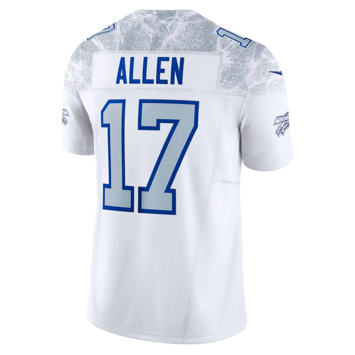 Josh Allen Buffalo Bills White 2025 Rivalries Collection Limited Jersey - All Stitched - Image 3