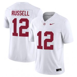 Keelon Russell Alabama Crimson Tide Football White Limited Jersey - All Stitched
