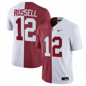 Keelon Russell Alabama Crimson Tide Football Alternate Crimson White Split Limited Jersey - All Stitched