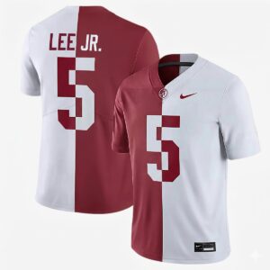 Dijon Lee Jr. Alabama Crimson Tide Football Alternate Crimson White Split Limited Jersey - All Stitched