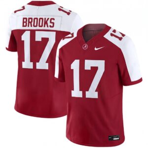 Lotzeir Brooks Alabama Crimson Tide Football Alternate Crimson Limited Jersey - All Stitched
