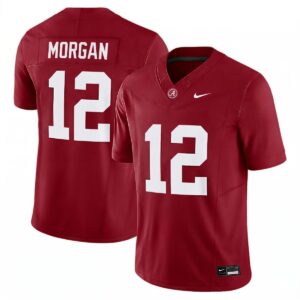 Red Morgan Alabama Crimson Tide Football Crimson Limited Jersey - All Stitched