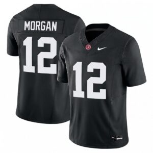 Red Morgan Alabama Crimson Tide Football Black Limited Jersey - All Stitched