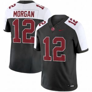Red Morgan Alabama Crimson Tide Football Alternate Black Limited Jersey - All Stitched