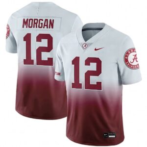 Red Morgan Alabama Crimson Tide Football Alternate Gradient Limited Jersey - All Stitched