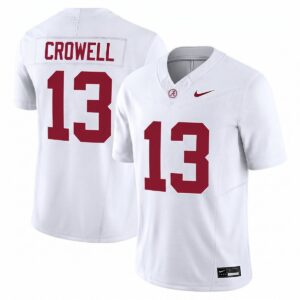 EJ Crowell Alabama Crimson Tide Football White Limited Jersey - All Stitched