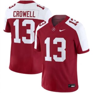 EJ Crowell Alabama Crimson Tide Football Alternate Crimson Limited Jersey - All Stitched