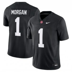 Cederian Morgan Alabama Crimson Tide Football Black Limited Jersey - All Stitched