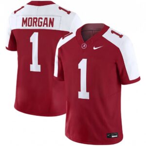 Cederian Morgan Alabama Crimson Tide Football Alternate Crimson Limited Jersey - All Stitched
