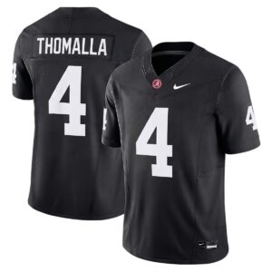Jett Thomalla Alabama Crimson Tide Football Black Limited Jersey - All Stitched