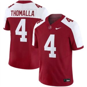 Jett Thomalla Alabama Crimson Tide Football Alternate Crimson Limited Jersey - All Stitched