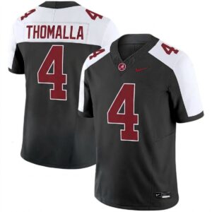 Jett Thomalla Alabama Crimson Tide Football Alternate Black Limited Jersey - All Stitched