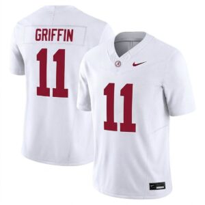 Xavier Griffin Alabama Crimson Tide Football White Limited Jersey - All Stitched