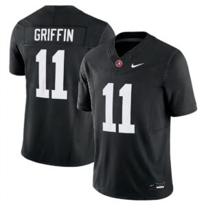Xavier Griffin Alabama Crimson Tide Football Black Limited Jersey - All Stitched