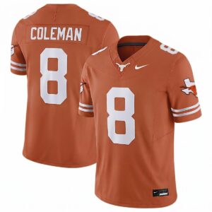 Cam Coleman Texas Longhorns Football Orange Limited Jersey - All Stitched