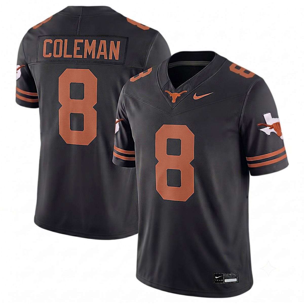 Cam Coleman Texas Longhorns Football Black Limited Jersey - All Stitched