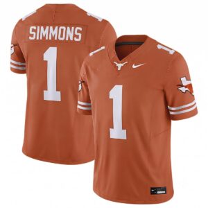 Colin Simmons Texas Longhorns Football Orange Limited Jersey - All Stitched