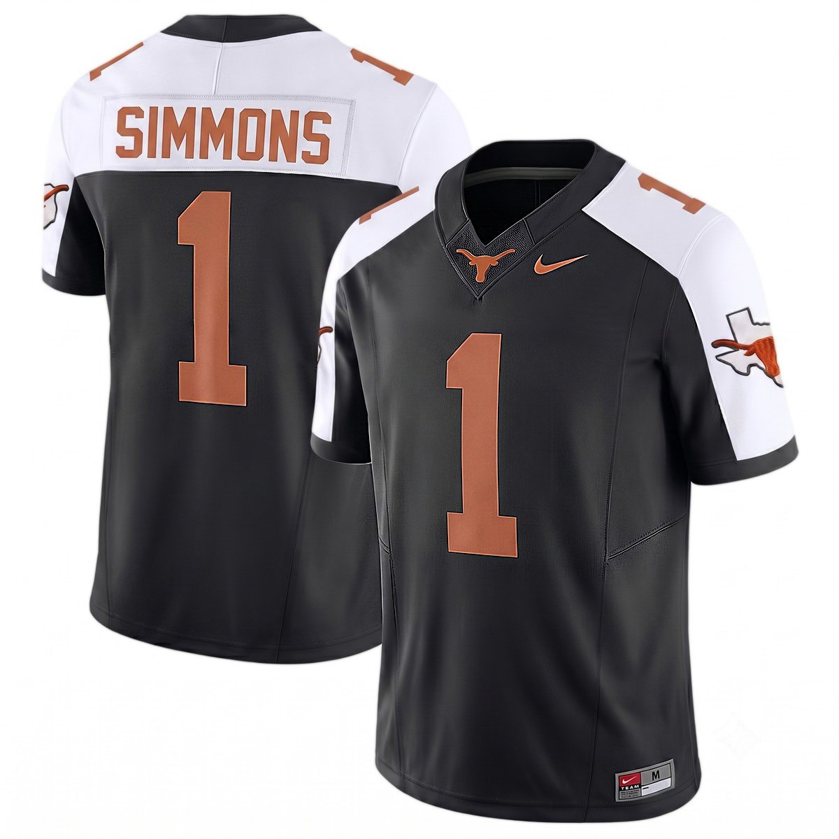 Colin Simmons Texas Longhorns Football Alternate Black Limited Jersey - All Stitched