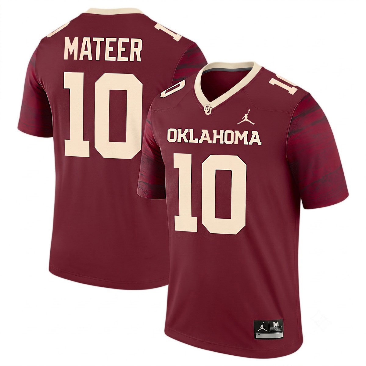 John Mateer Oklahoma Sooners Football Crimson Legend Jersey - All Stitched