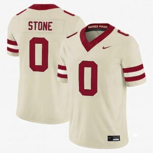 David Stone Oklahoma Sooners Football Cream Alternate Game Jersey - All Stitched