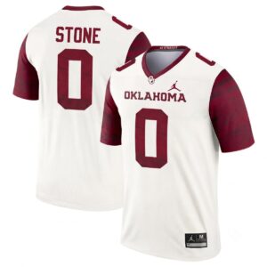 David Stone Oklahoma Sooners Football White Legend Jersey - All Stitched