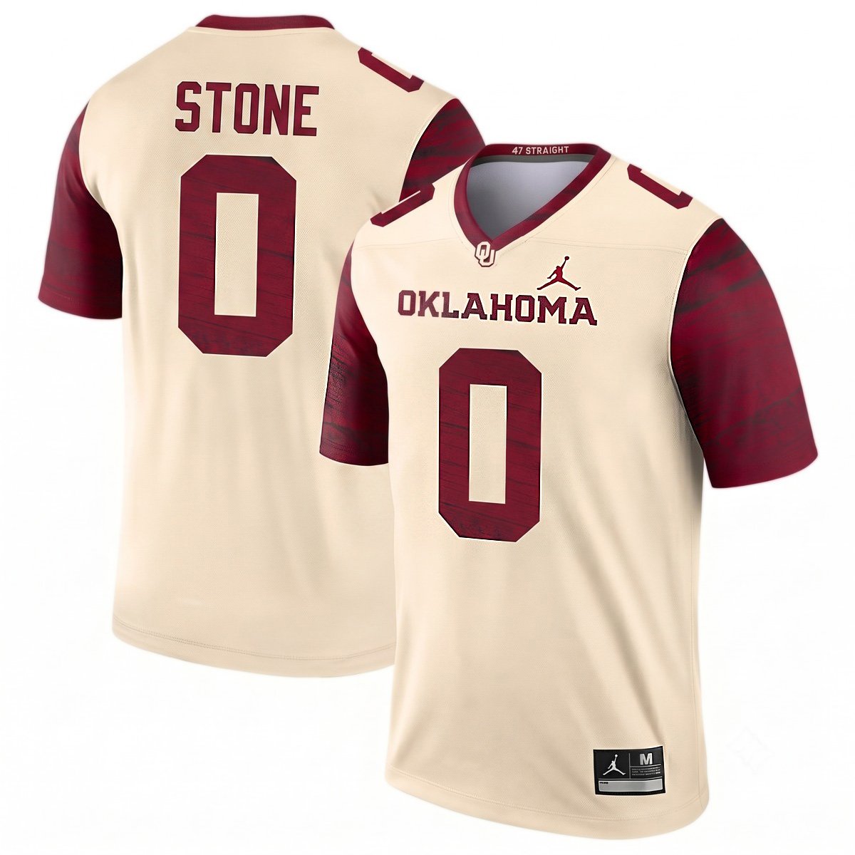 David Stone Oklahoma Sooners Football Cream Legend Jersey - All Stitched