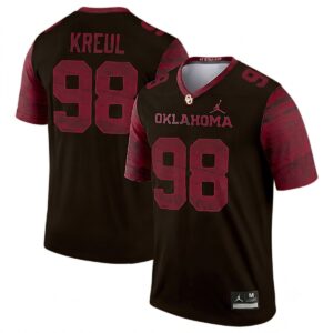 Jake Kreul Oklahoma Sooners Football Black Legend Jersey - All Stitched