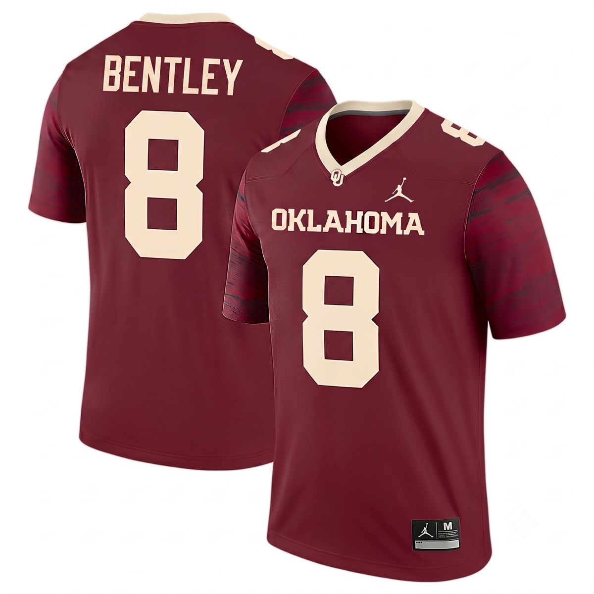 Bowe Bentley Oklahoma Sooners Football Crimson Legend Jersey - All Stitched