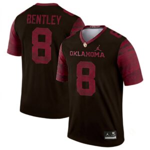 Bowe Bentley Oklahoma Sooners Football Black Legend Jersey - All Stitched