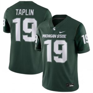 Charles Taplin Michigan Spartans Football Green Alternate Game Jersey - All Stitched