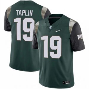 Charles Taplin Michigan Spartans Football Green Limited Jersey - All Stitched