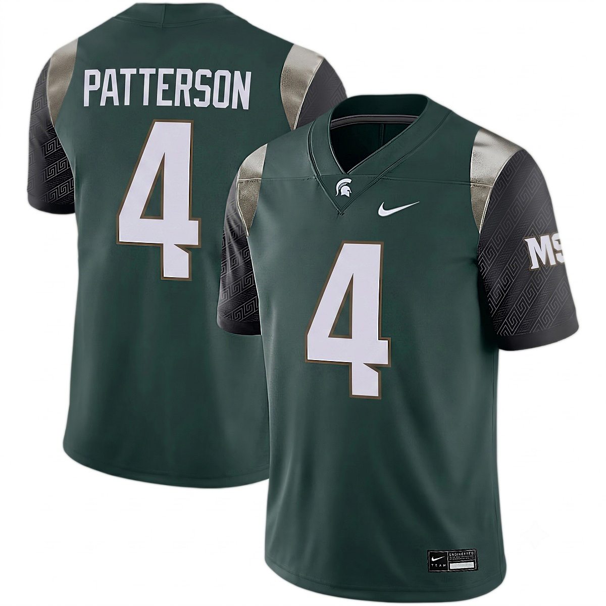 Jaziun Patterson Michigan Spartans Football Green Limited Jersey - All Stitched