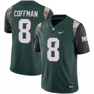 Kayd Coffman Michigan Spartans Football Green Limited Jersey - All Stitched